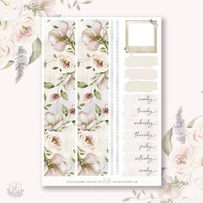 Planner Sticker Kit - Delicate Blooms - 1 - Hello Petite Paper - Tidformera