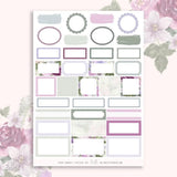 Planner Sticker Kit - Fairy Garden - 3 - Hello Petite Paper - Tidformera