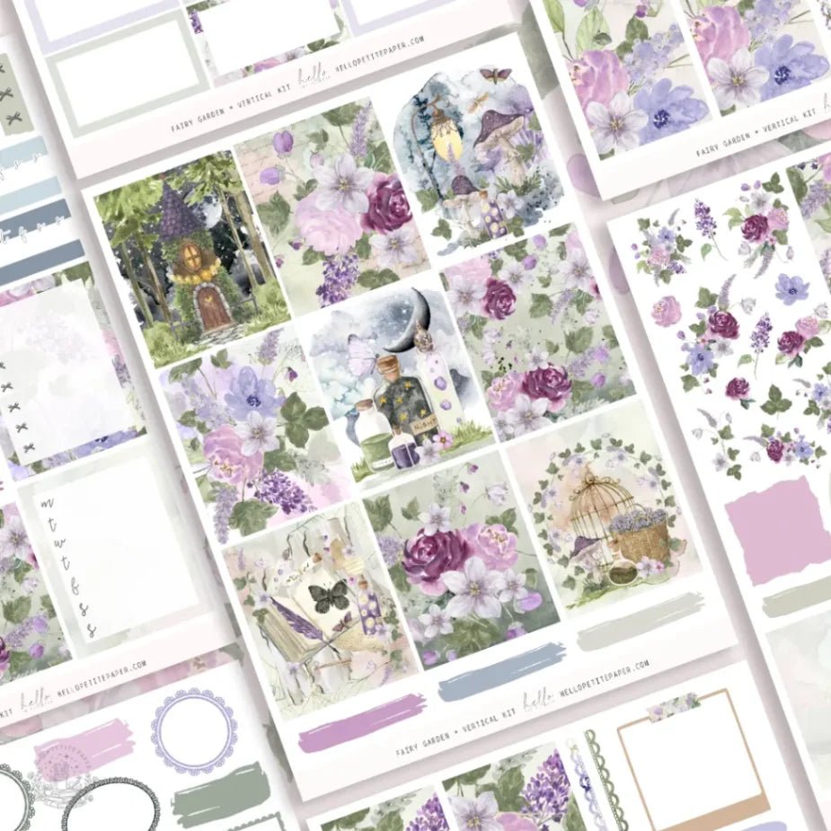 Planner Sticker Kit - Fairy Garden - 1 - Hello Petite Paper - Tidformera