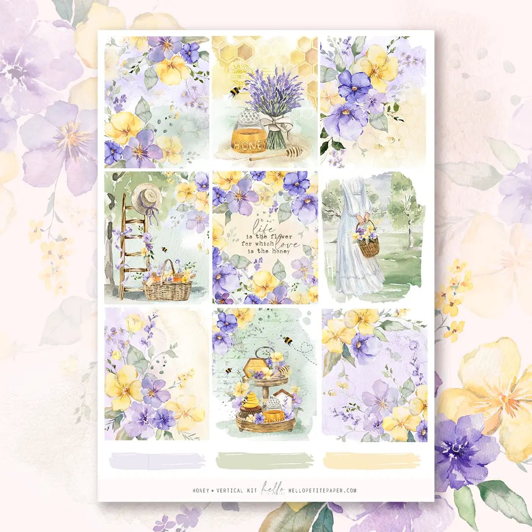 Planner Sticker Kit - Honey - 5 - Hello Petite Paper - Tidformera