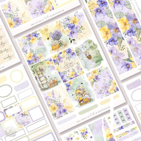 Planner Sticker Kit - Honey - 1 - Hello Petite Paper - Tidformera