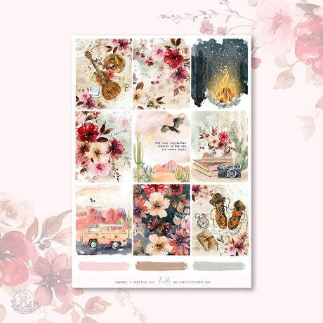 Planner Sticker Kit - Journey - 2 - Hello Petite Paper - Tidformera