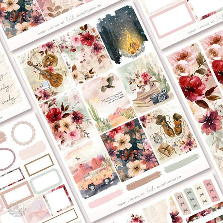Planner Sticker Kit - Journey - 1 - Hello Petite Paper - Tidformera
