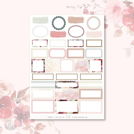 Planner Sticker Kit - Journey - 4 - Hello Petite Paper - Tidformera