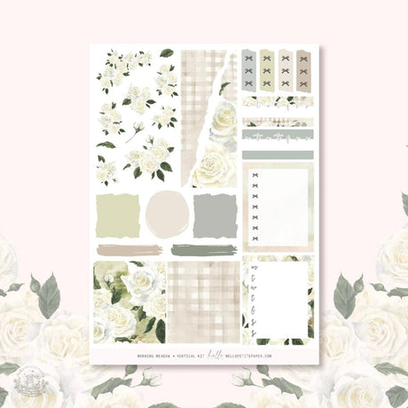 Planner Sticker Kit - Morning Meadow - 3 - Hello Petite Paper - Tidformera