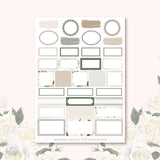 Planner Sticker Kit - Morning Meadow - 5 - Hello Petite Paper - Tidformera