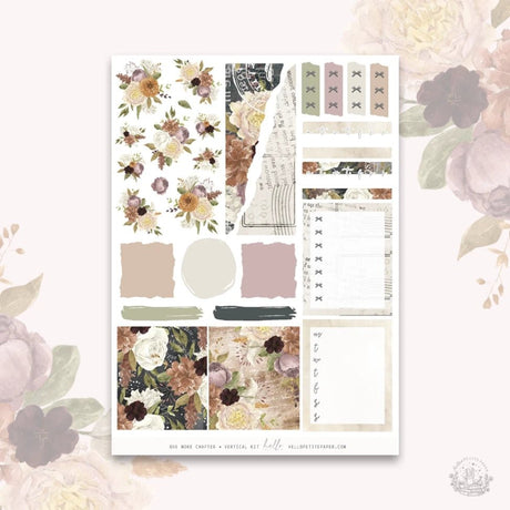 Planner Sticker Kit - One More Chapter - 4 - Hello Petite Paper - Tidformera