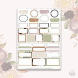 Planner Sticker Kit - One More Chapter - 5 - Hello Petite Paper - Tidformera