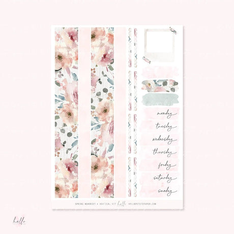 Planner Sticker Kit - Spring Memories - 2 - Hello Petite Paper - Tidformera