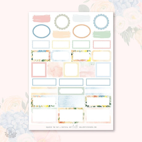 Planner Sticker Kit - Squeeze the Day - 5 - Hello Petite Paper - Tidformera