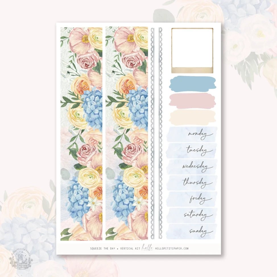 Planner Sticker Kit - Squeeze the Day - 2 - Hello Petite Paper - Tidformera