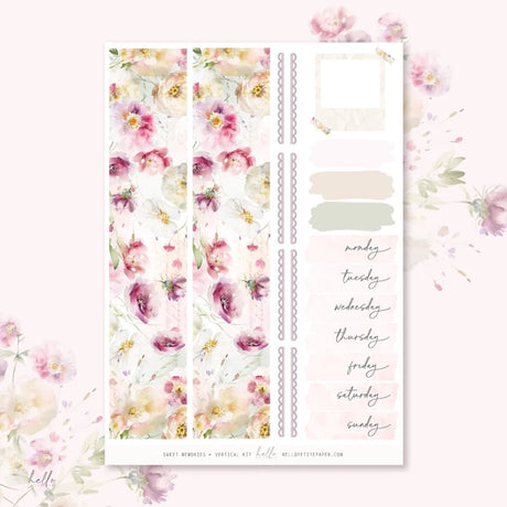 Planner Sticker Kit - Sweet Memories - 2 - Hello Petite Paper - Tidformera