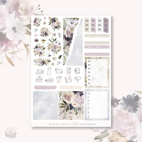 Planner Sticker Kit - Turn the Page - 4 - Hello Petite Paper - Tidformera