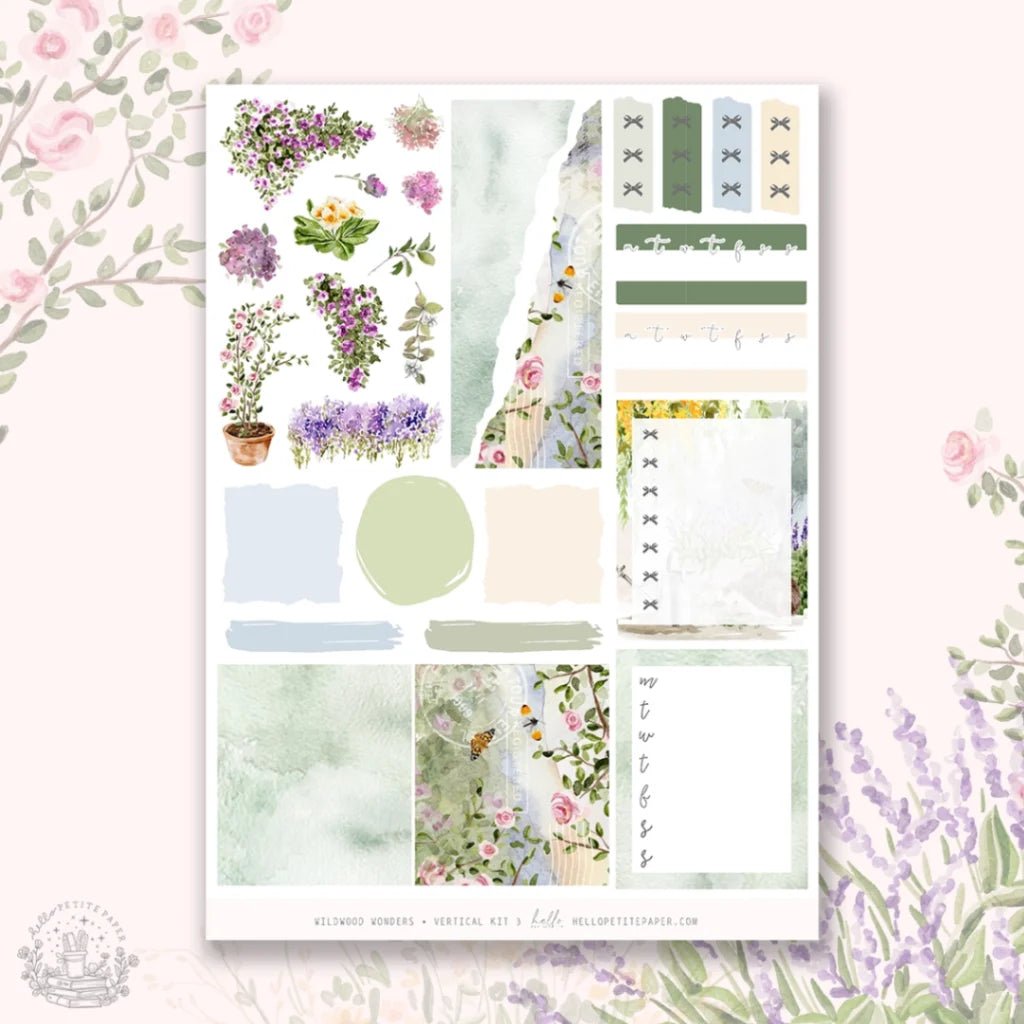 Planner Sticker Kit - Wildwood Wonders - 4 - Hello Petite Paper - Tidformera
