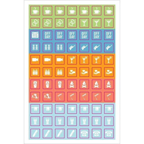 Planner stickers Kalenderstickers - Home & family management stickers - 14 - Peter Pauper Press - Tidformera