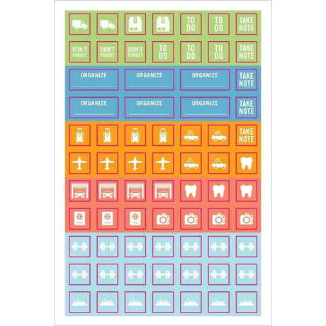 Planner stickers Kalenderstickers - Home & family management stickers - 11 - Peter Pauper Press - Tidformera