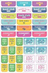 Planner stickers Kalenderstickers - Weekly planner - 9 - Peter Pauper Press - Tidformera