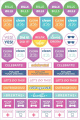 Planner stickers Kalenderstickers - Weekly planner - 12 - Peter Pauper Press - Tidformera