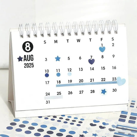 Planner Stickers Sheet - Daily Palette - Ocean - 5 - BGM - Tidformera