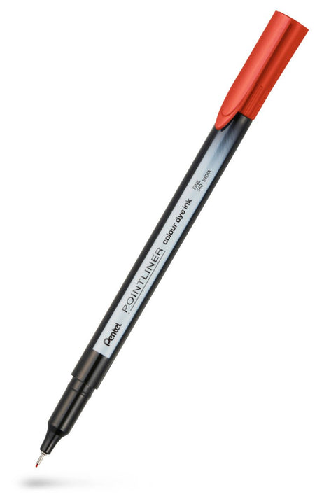 Pointliner Colour Fineliner - Red - 1 - Pentel - Tidformera