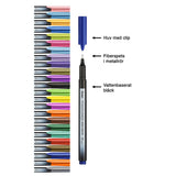 Pointliner Colour Fineliner - Royal Purple - 3 - Pentel - Tidformera