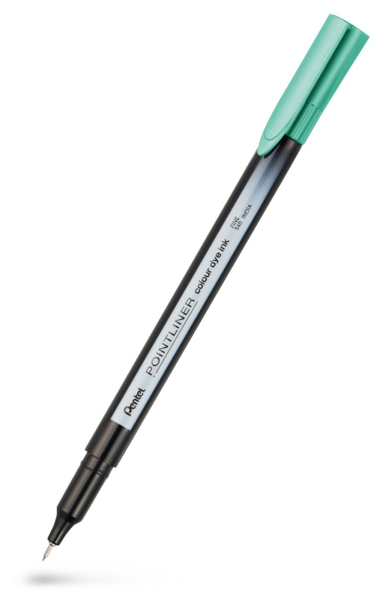 Pointliner Colour Fineliner - Sea Green - 1 - Pentel - Tidformera