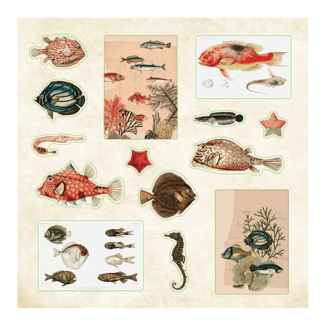 Poseidon's Kingdom - Sticker book - 3 - Peter Pauper Press - Tidformera