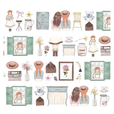 Pre cut Pet Tape - Penpaling Paula - Anne - 2 - Penpaling Paula - Tidformera
