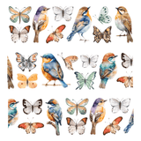 Pre cut Pet Tape - Penpaling Paula - Birds & butterflies - 2 - Penpaling Paula - Tidformera