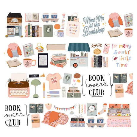 Pre cut Pet Tape - Penpaling Paula - Bookworm - 2 - Penpaling Paula - Tidformera