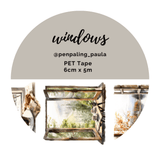 Pre cut Pet Tape - Penpaling Paula - Windows - 1 - Penpaling Paula - Tidformera