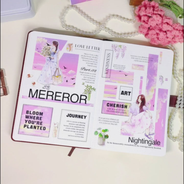 Video från The Washi tape shop som visar PET tape Lotus Twilight