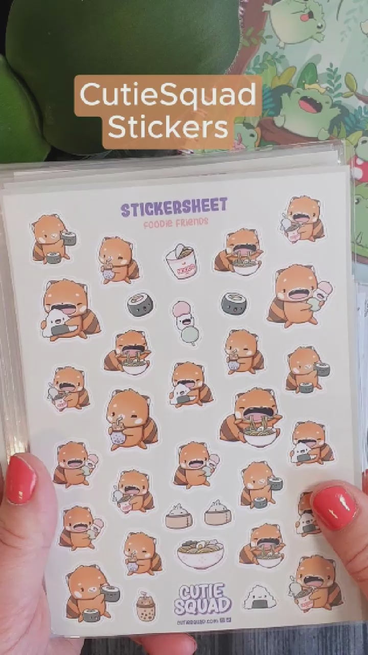 Video - Sitckers från CutieSquad. Tidformera.