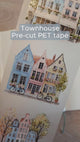 Tidformera visar motiven på Townhouse pre-cut PET tape från Mic & Mim.