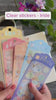 Video - Clear stickers Iride