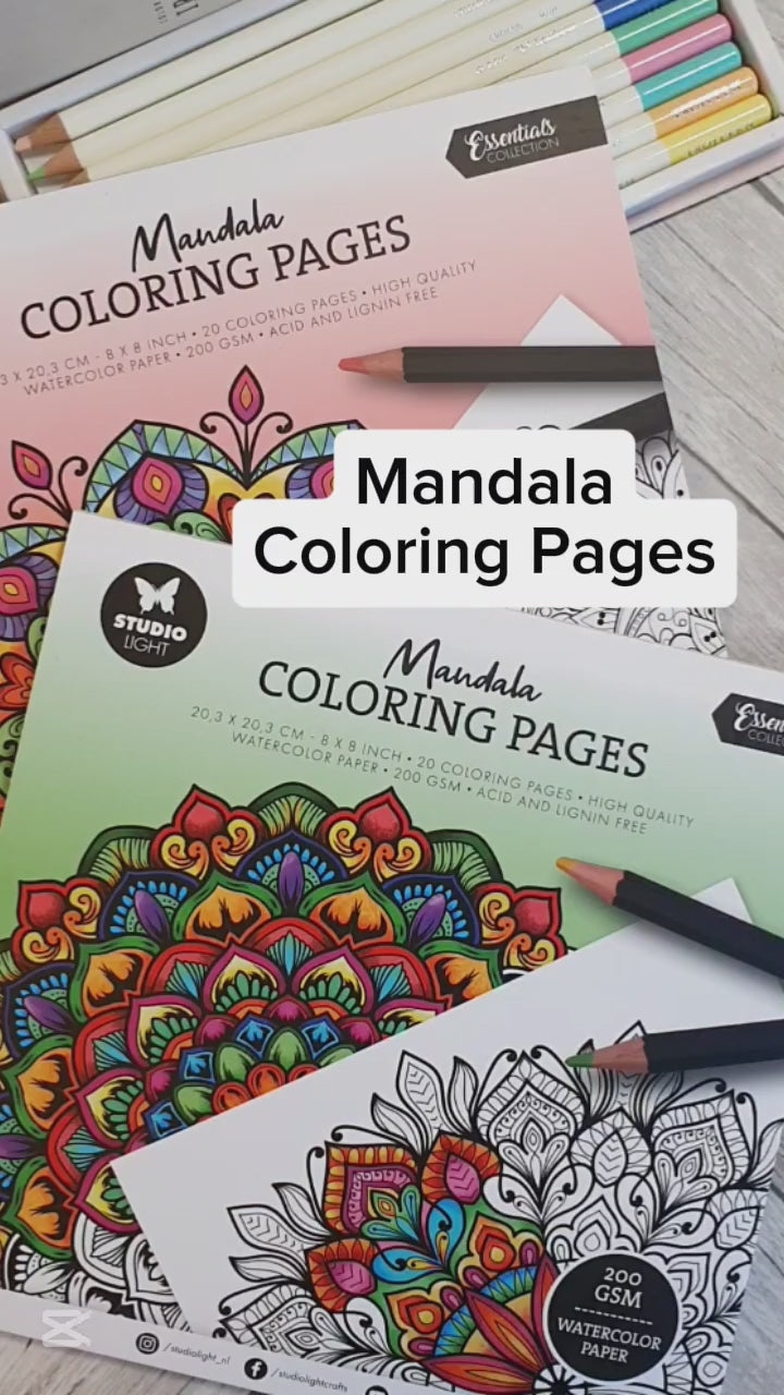 Bläddra i Mandala Coloring pages målarböcker. Tidformera