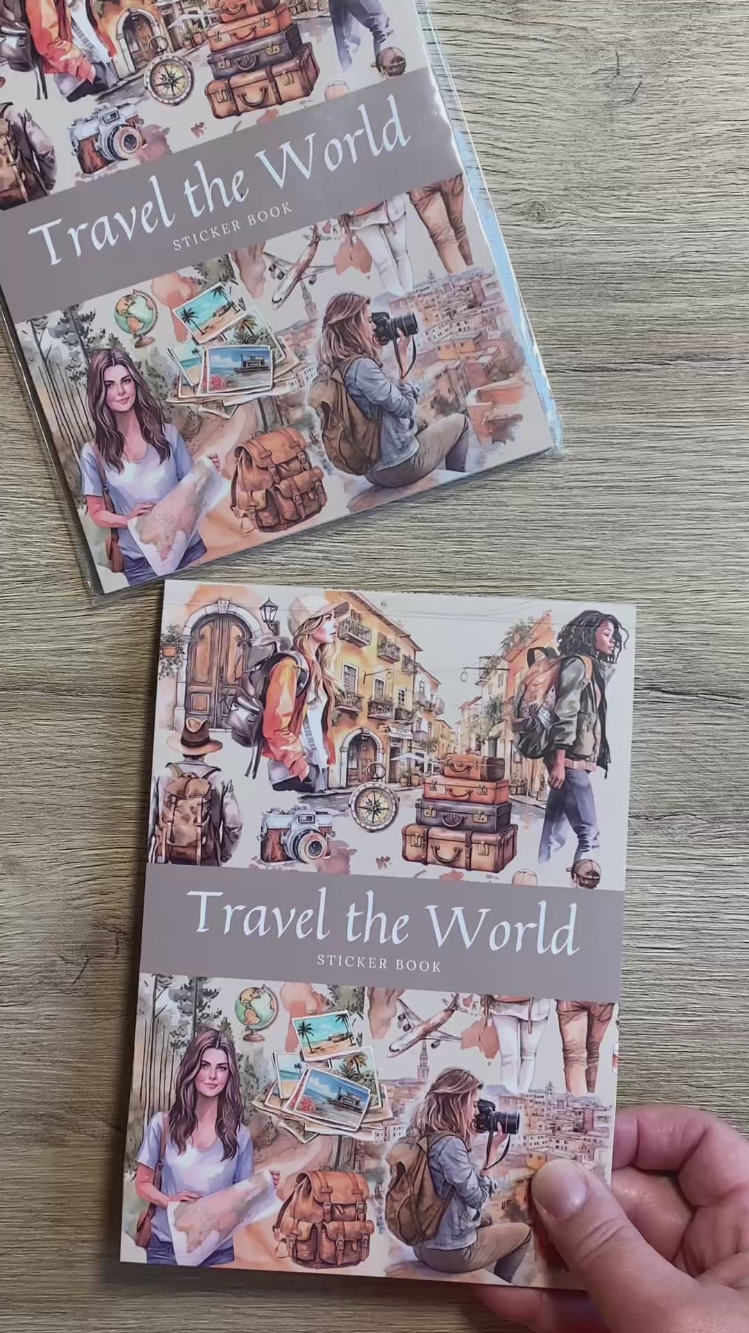 Video - Sticker book - Travel the world från Penpaling Paula. Tidformera