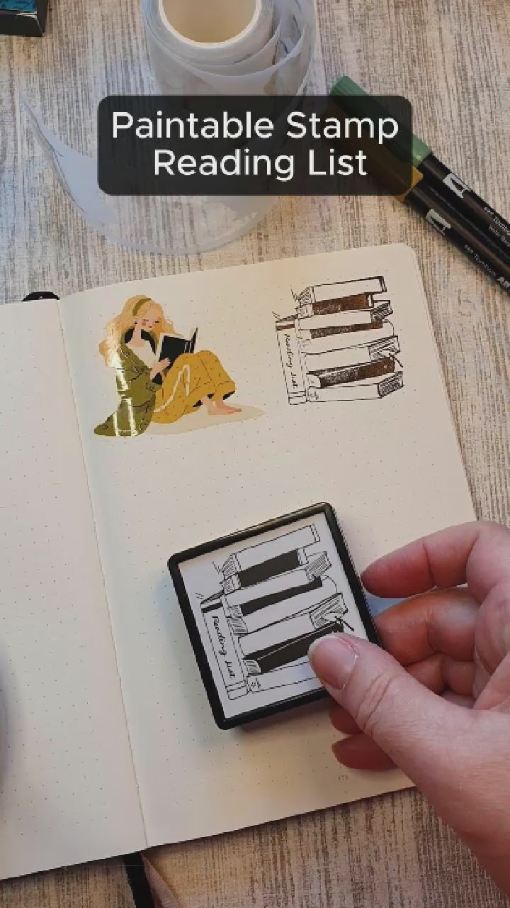 Kika närmare på hur Reading List stamp ser ut. Tidformera