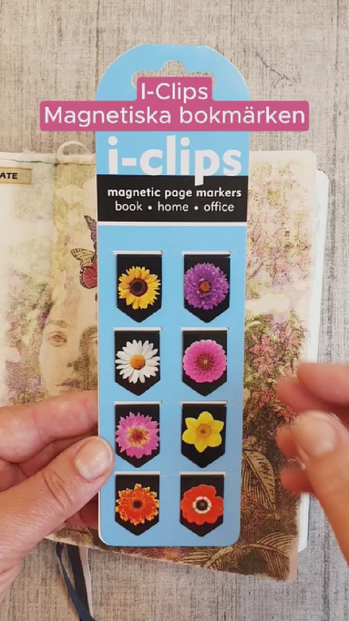 Video - I-clips, magnetiska bokmärken från Peter Pauper Press. Tidformera