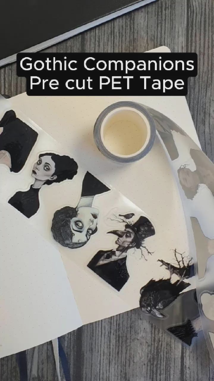 Video med Gothis Companions pre-cut pet tape. Tidformera
