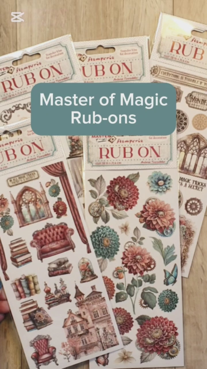 Video - Stamperias Master of Magic Rub-ons. Tidformera