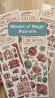 Video - Stamperias Master of Magic Rub-ons. Tidformera