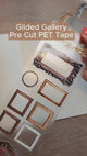 Tidformera visar motiven på Gilded Gallery Pre-ut PET tape från Mic & Mim.