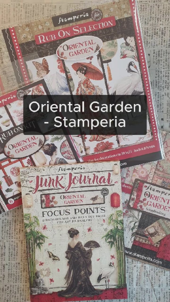 Stamperias serie Oriental Garden. Tidformera