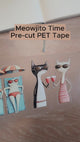 Tidformera visar de coola katterna som finns med på Meowjito Time pre-cut PET tape från Mic & Mim.
