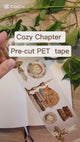 Video där vi visar motiven på Cozy Chapter Pre-cut PET tape från Plan & Plot Studio