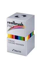 Realbrush PRO 12 - pack - 11 Basic colors + Blender - 3 - Karin - Tidformera