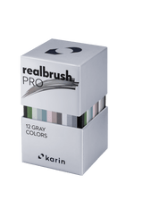 Realbrush PRO 12 - pack - Gray colors - 3 - Karin - Tidformera