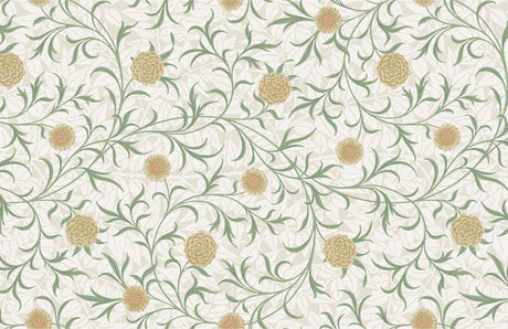 Remake sheet - Morris & Co - Scroll and Flower - 3 - MT masking tape - Tidformera