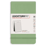 Reporterblock Lt A6 Hård pärm Linjerad - Sage - 1 - Leuchtturm1917 - Tidformera
